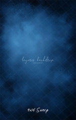 Blue Misty Old Master Portrait Backdrop - Layoris