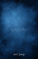 Blue Misty Old Master Portrait Backdrop - Layoris
