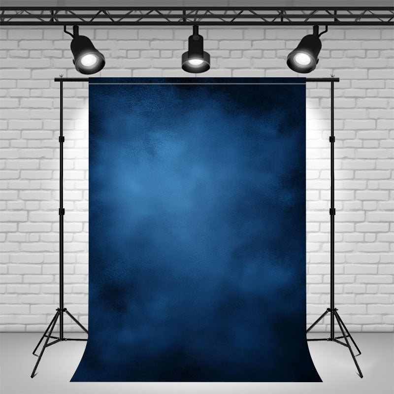 Blue Misty Old Master Portrait Backdrop - Layoris