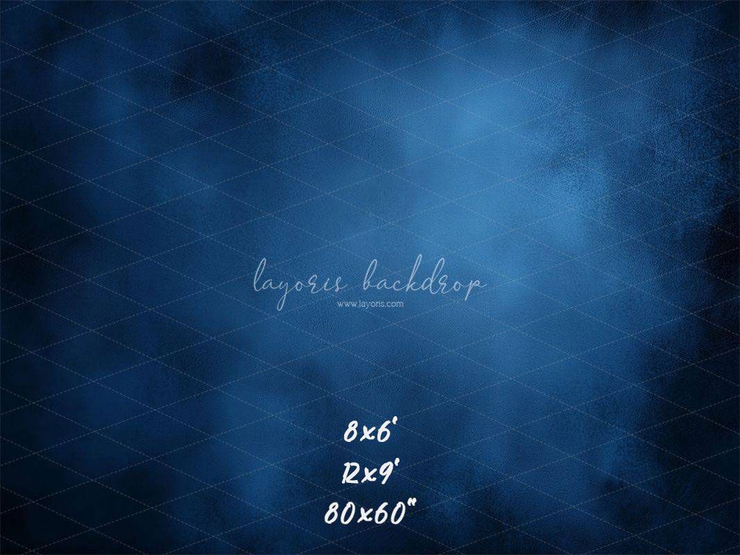 Blue Misty Old Master Portrait Backdrop - Layoris