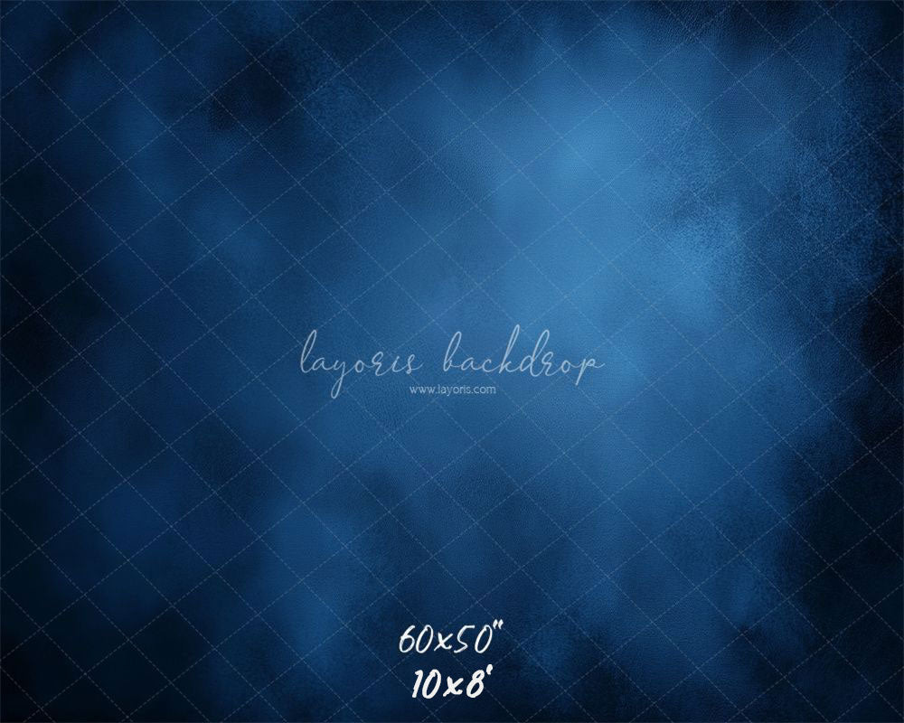 Blue Misty Old Master Portrait Backdrop - Layoris