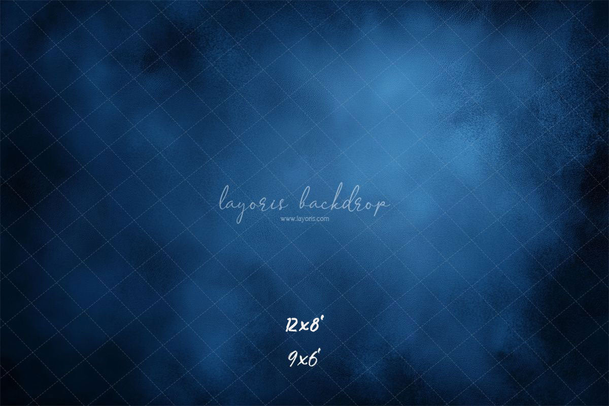 Blue Misty Old Master Portrait Backdrop - Layoris