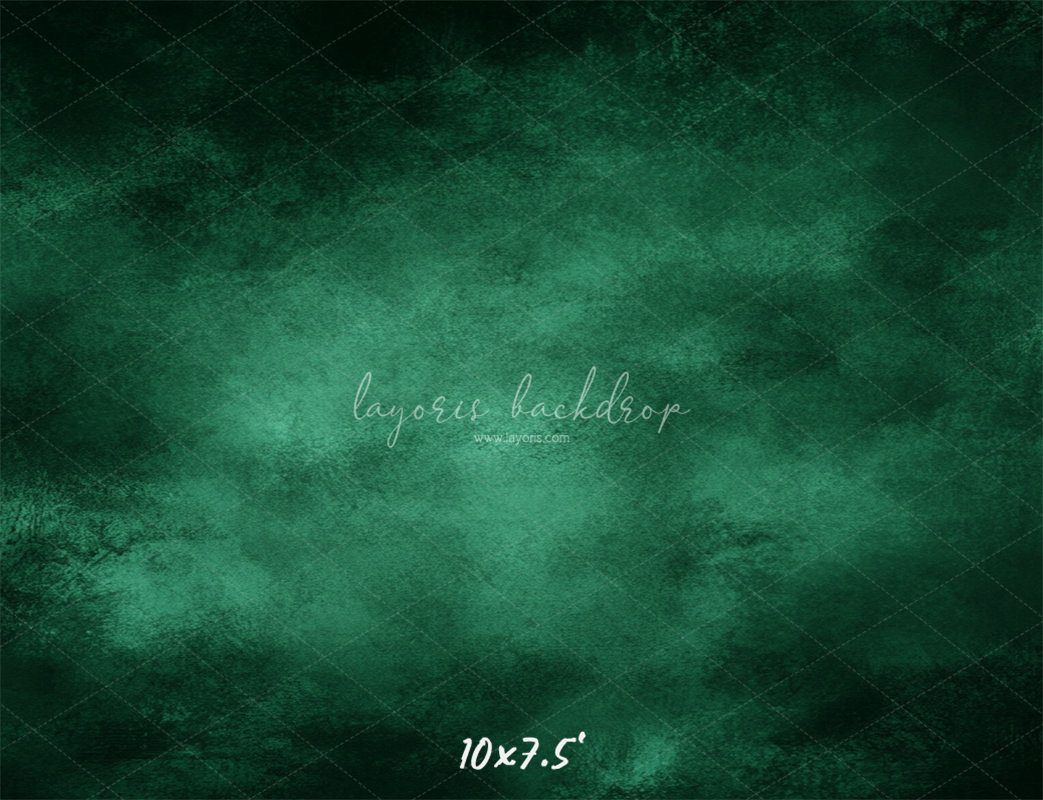 Green Misty Old Master Portrait Backdrop - Layoris