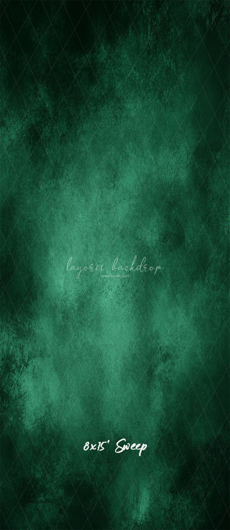 Green Misty Old Master Portrait Backdrop - Layoris