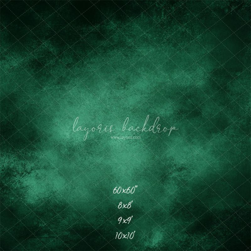 Green Misty Old Master Portrait Backdrop - Layoris