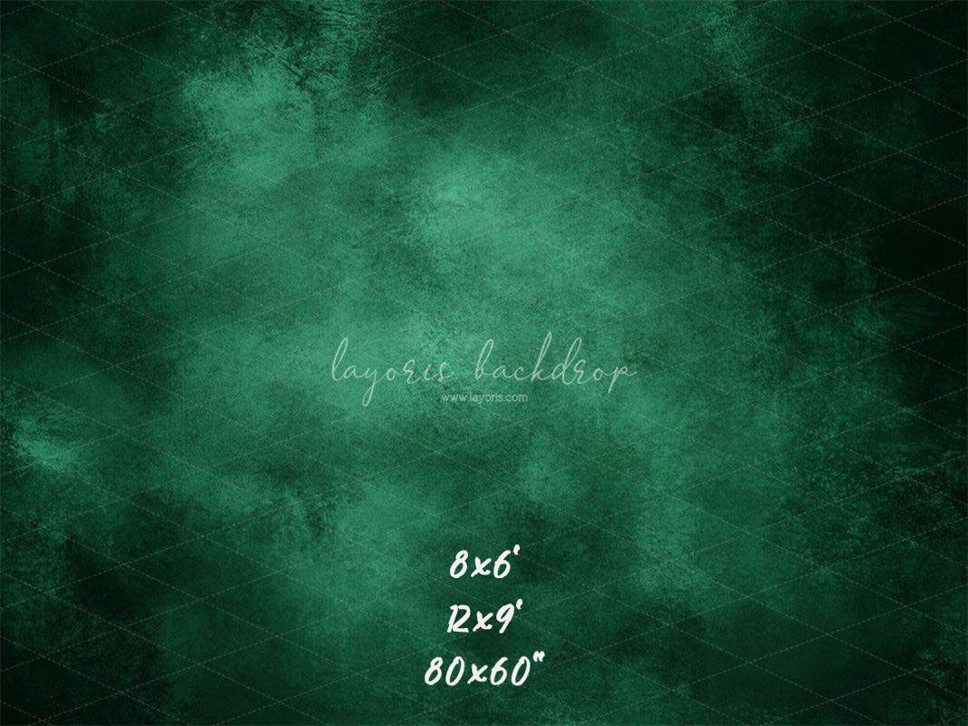 Green Misty Old Master Portrait Backdrop - Layoris