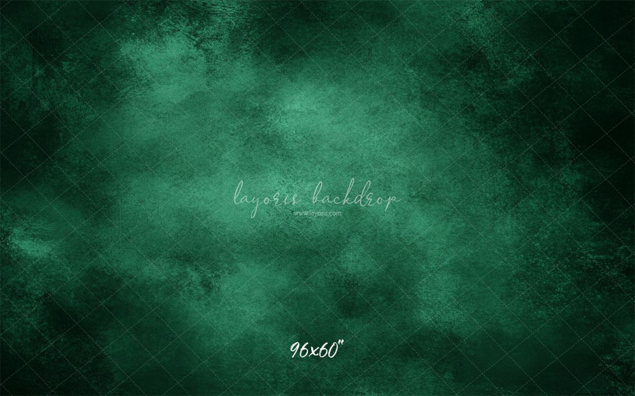 Green Misty Old Master Portrait Backdrop - Layoris