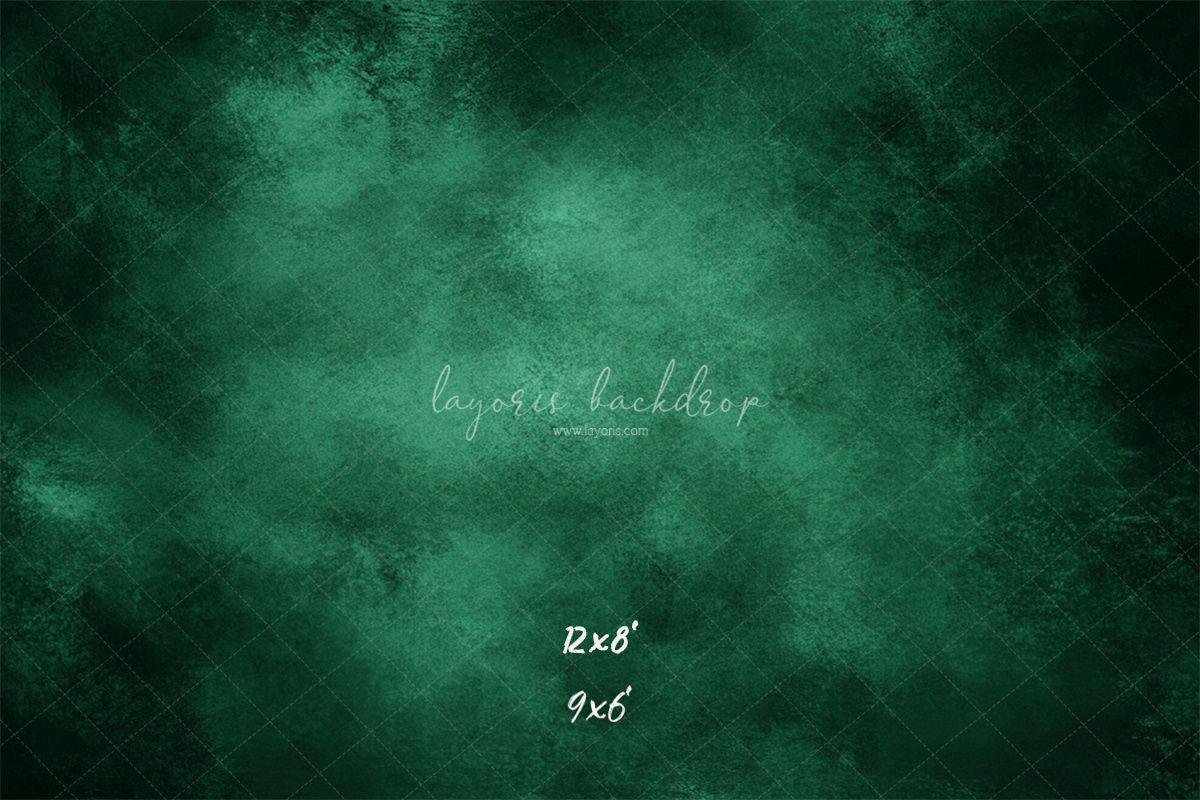 Green Misty Old Master Portrait Backdrop - Layoris