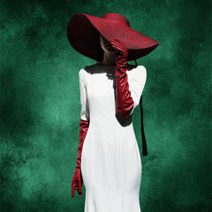 Green Misty Old Master Portrait Backdrop - Layoris