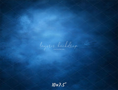 Blue Misty Vintage Old Master Portrait Backdrop - Layoris