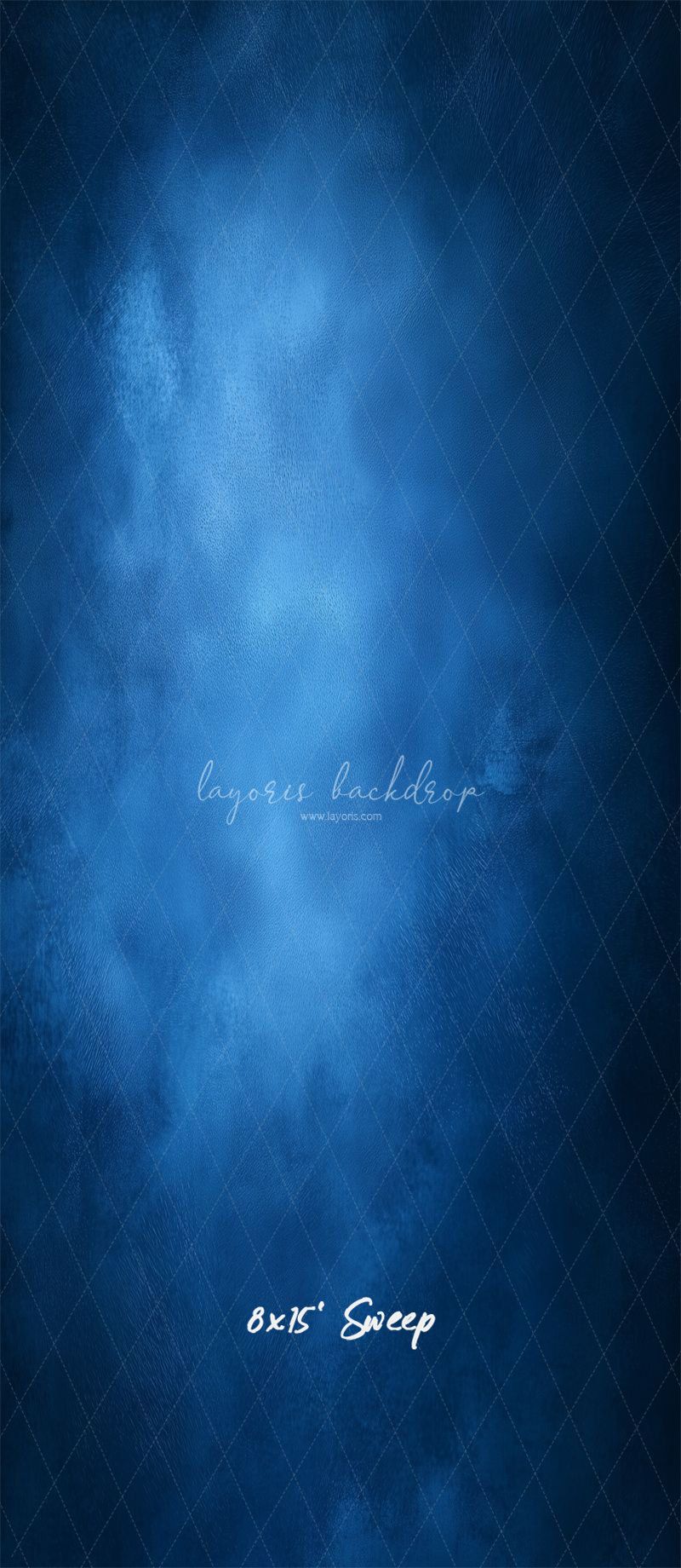 Blue Misty Vintage Old Master Portrait Backdrop - Layoris