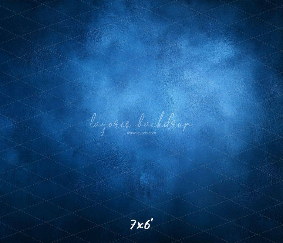 Blue Misty Vintage Old Master Portrait Backdrop - Layoris