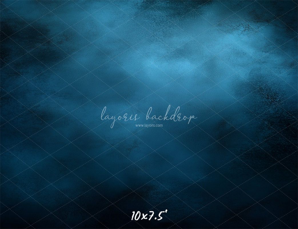 Blue Misty Vintage Old Master Backdrop For Studio - Layoris