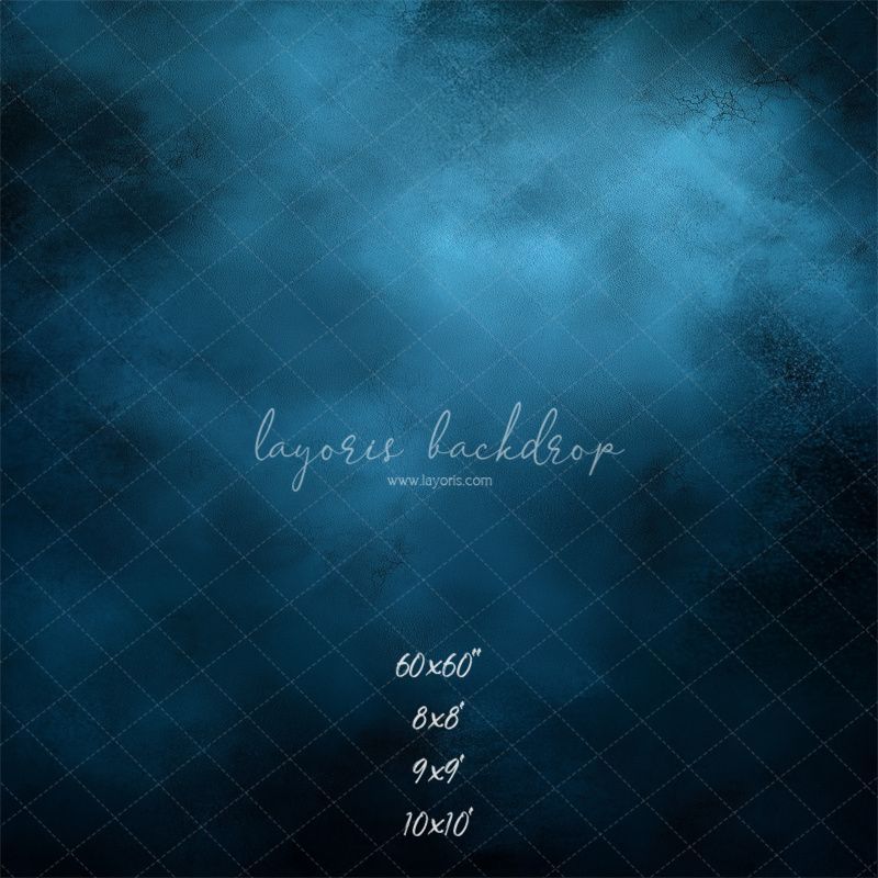Blue Misty Vintage Old Master Backdrop For Studio - Layoris