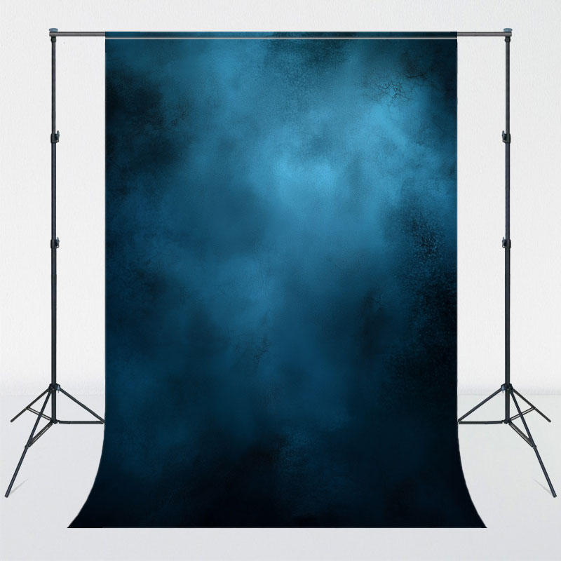 Blue Misty Vintage Old Master Backdrop For Studio - Layoris