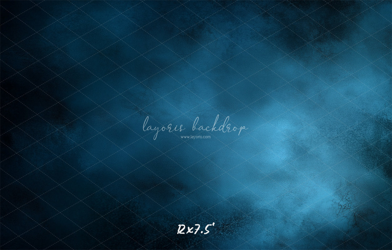 Blue Misty Vintage Old Master Backdrop For Studio - Layoris