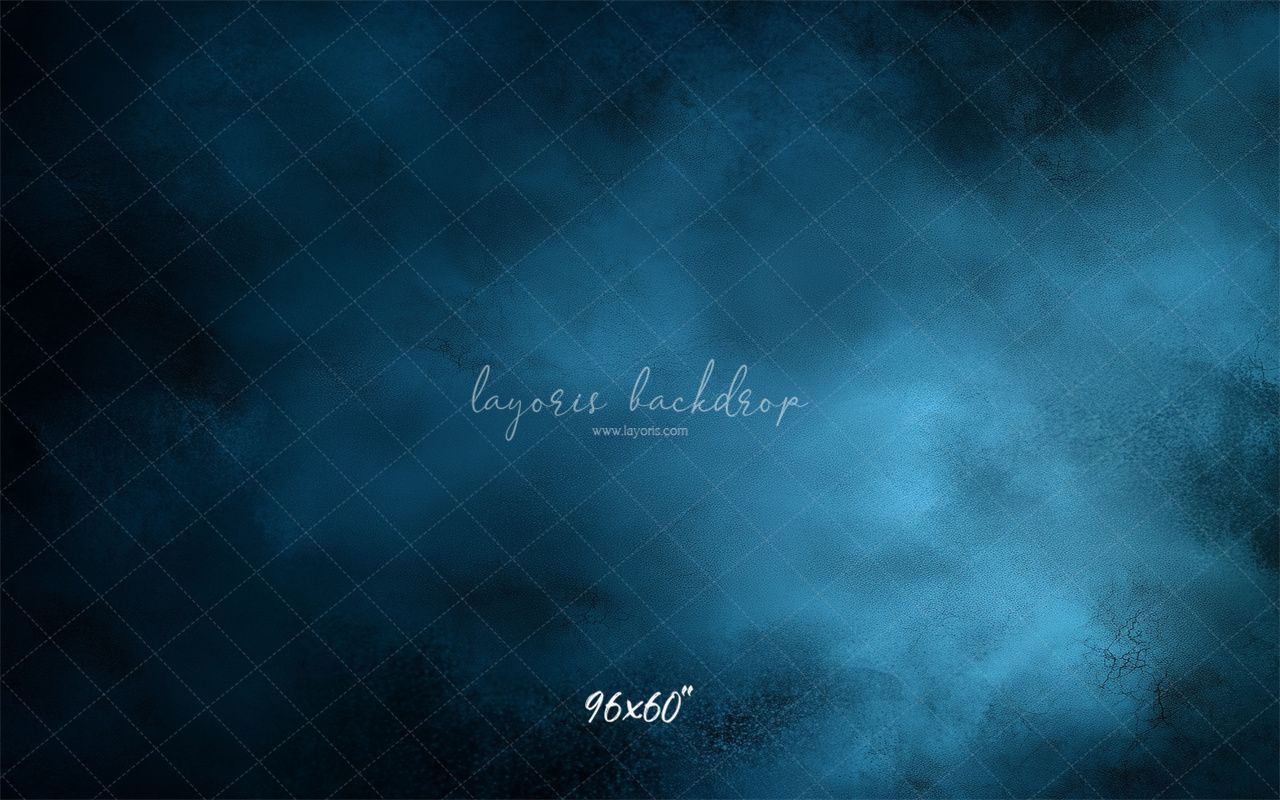 Blue Misty Vintage Old Master Backdrop For Studio - Layoris