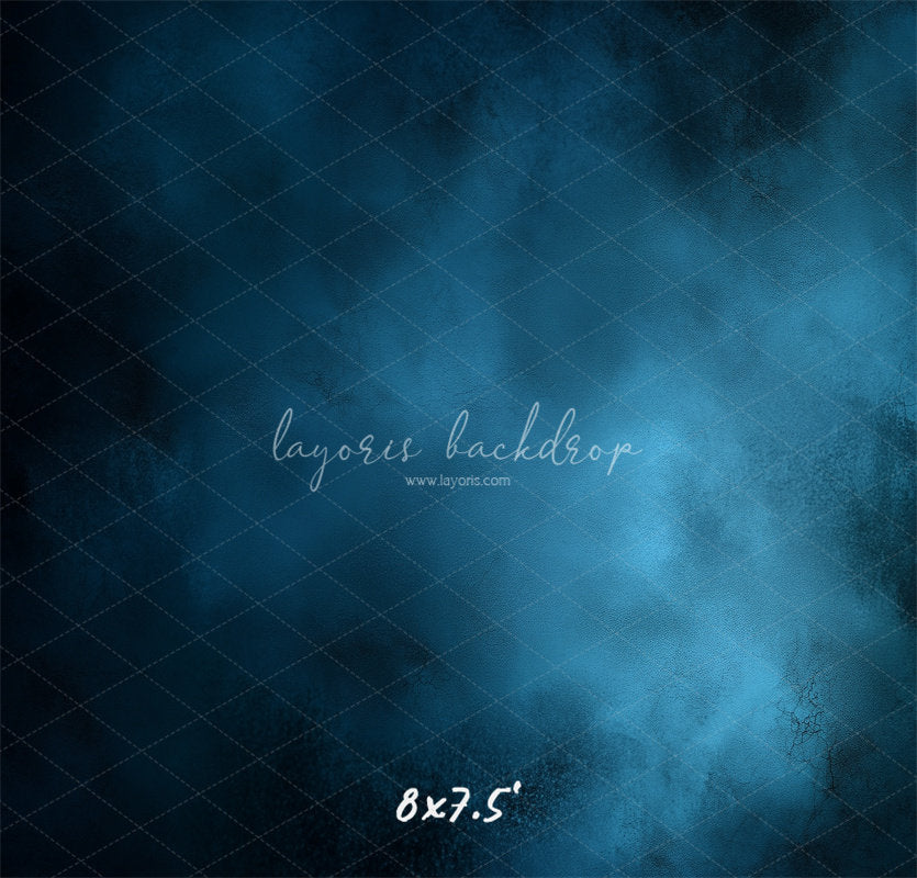 Blue Misty Vintage Old Master Backdrop For Studio - Layoris