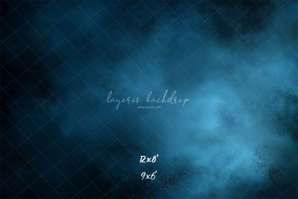 Blue Misty Vintage Old Master Backdrop For Studio - Layoris