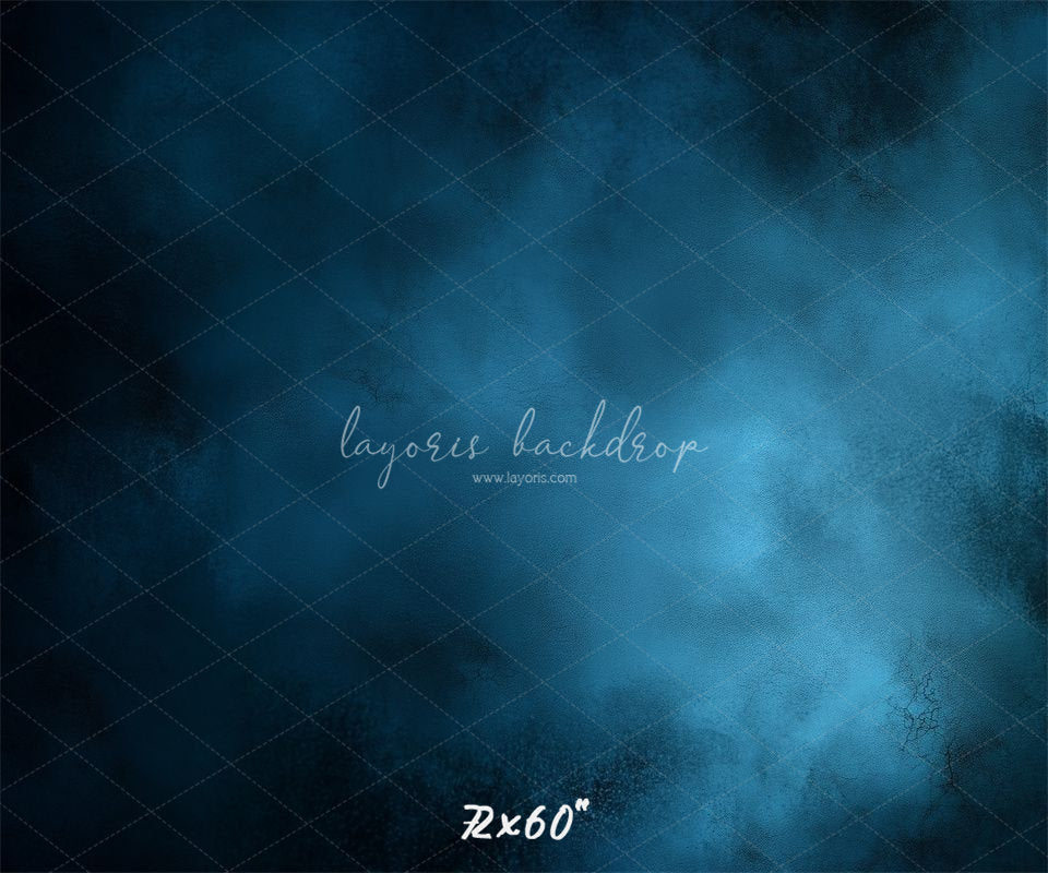 Blue Misty Vintage Old Master Backdrop For Studio - Layoris