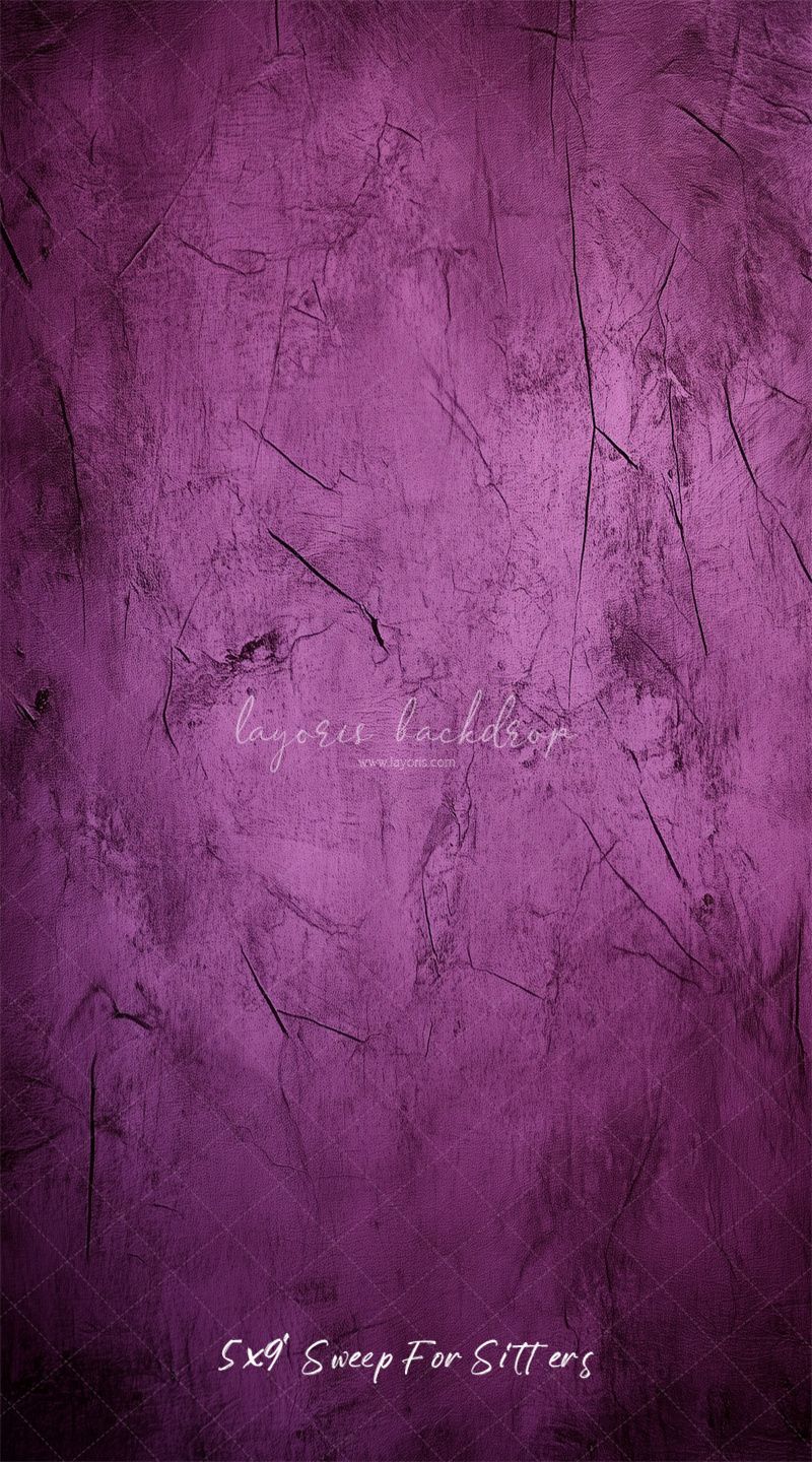 Purple Old Master Retro Wall Portrait Backdrop - Layoris