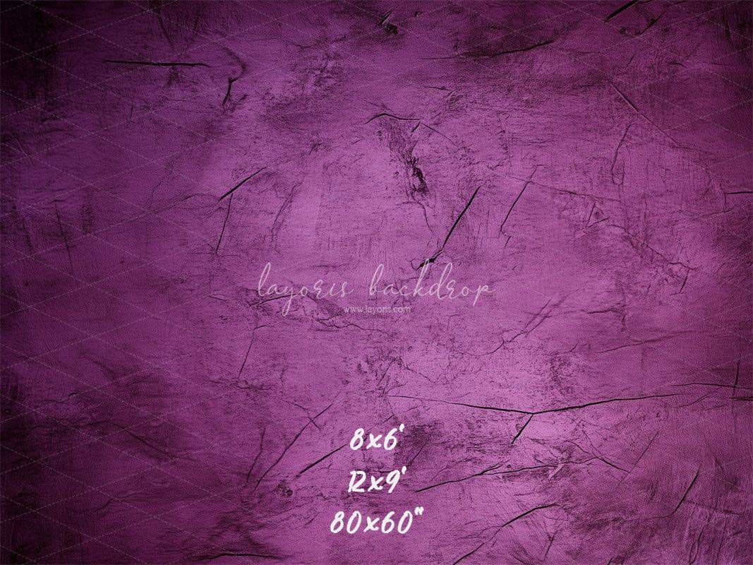 Purple Old Master Retro Wall Portrait Backdrop - Layoris