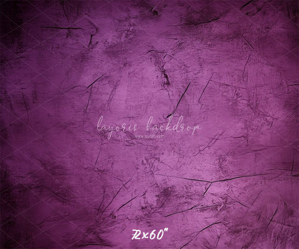 Purple Old Master Retro Wall Portrait Backdrop - Layoris