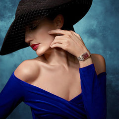 Misty Blue Abstract Old Master Portrait Backdrop - Layoris