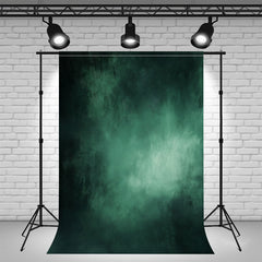 Green Black Concrete Old Master Portrait Backdrop - Layoris
