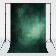 Green Black Concrete Old Master Portrait Backdrop - Layoris