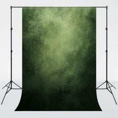 Green And Black Misty Old Master Backdrop - Layoris