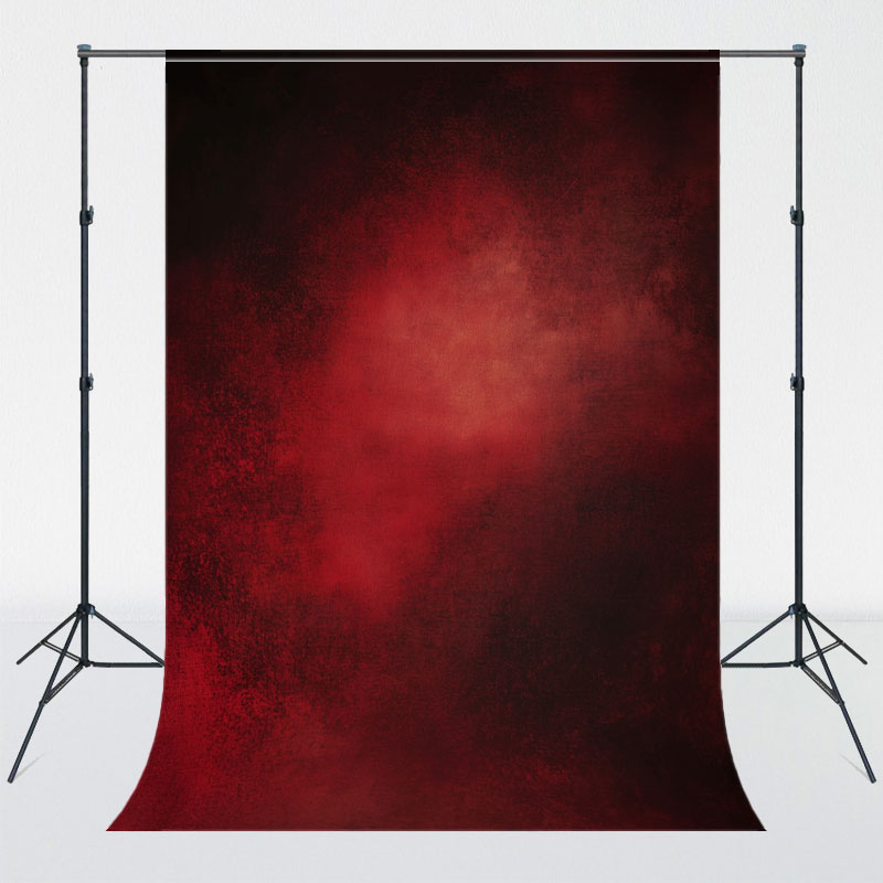 Black Red Misty Old Master Photography Backdrop - Layoris