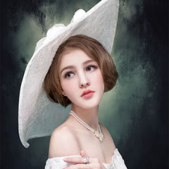 Black Navy Misty Old Master Photography Backdrop - Layoris