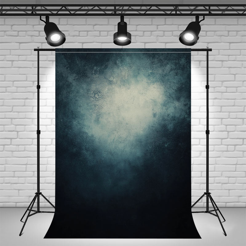 Navy Black Misty Old Master Photography Backdrop - Layoris