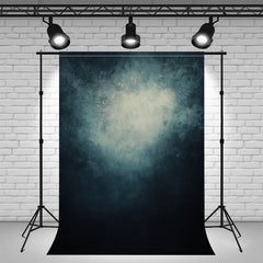 Navy Black Misty Old Master Photography Backdrop - Layoris