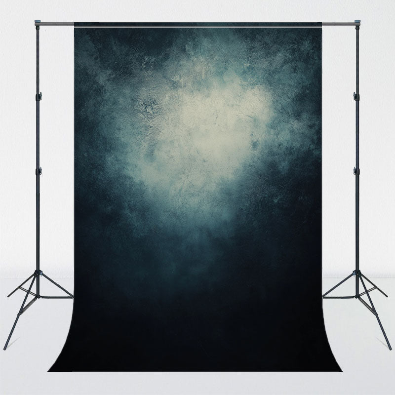 Navy Black Misty Old Master Photography Backdrop - Layoris