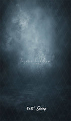 Navy Grey Misty Old Master Photography Backdrop - Layoris