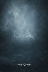 Navy Grey Misty Old Master Photography Backdrop - Layoris