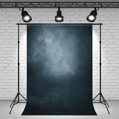 Navy Grey Misty Old Master Photography Backdrop - Layoris
