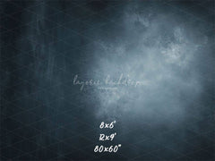 Navy Grey Misty Old Master Photography Backdrop - Layoris