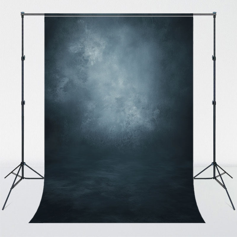 Navy Grey Misty Old Master Photography Backdrop - Layoris