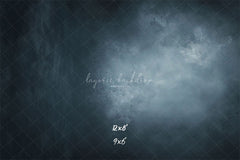 Navy Grey Misty Old Master Photography Backdrop - Layoris