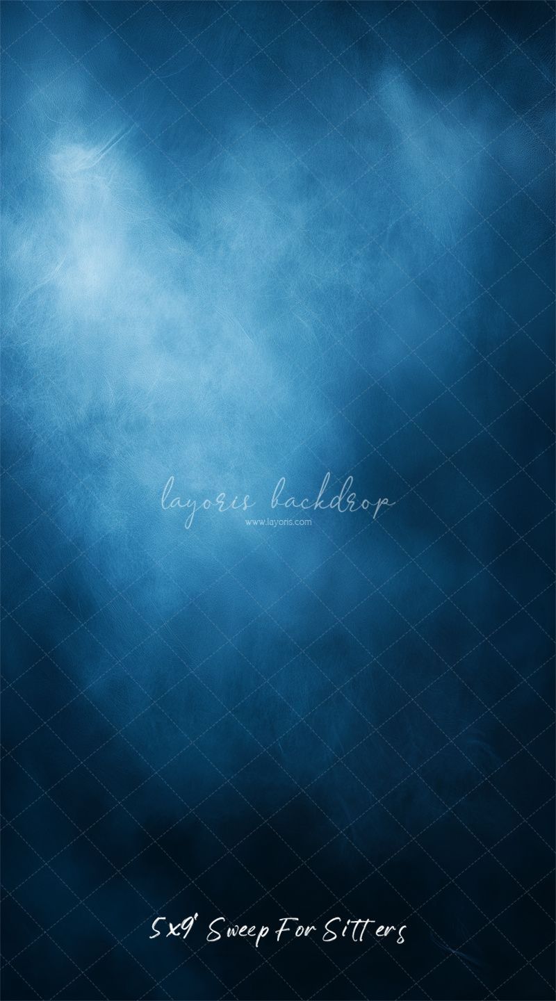 Blue Misty Old Master Photography Backdrop - Layoris