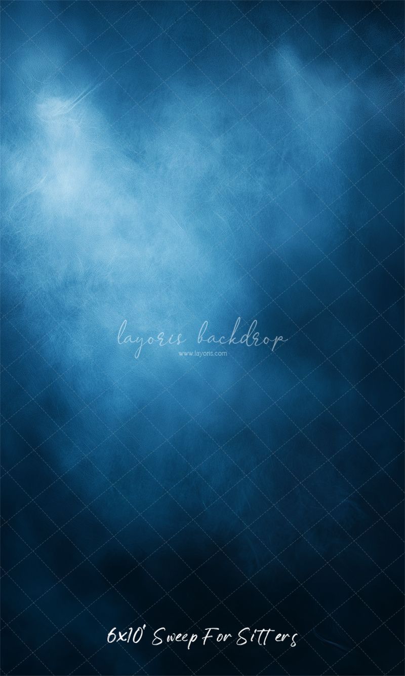Blue Misty Old Master Photography Backdrop - Layoris