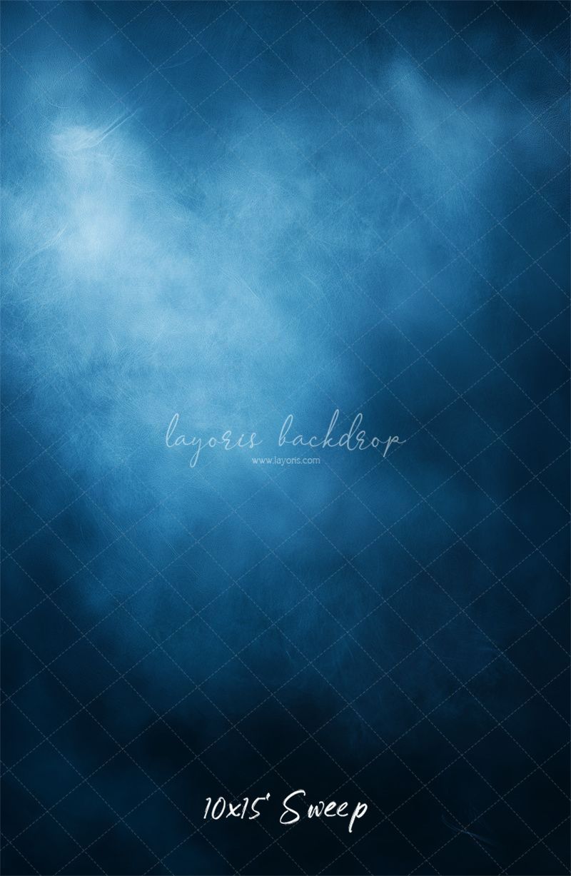 Blue Misty Old Master Photography Backdrop - Layoris