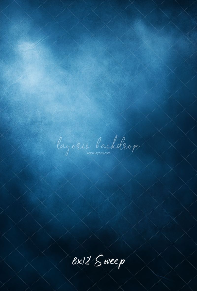 Blue Misty Old Master Photography Backdrop - Layoris