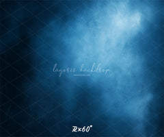 Blue Misty Old Master Photography Backdrop - Layoris