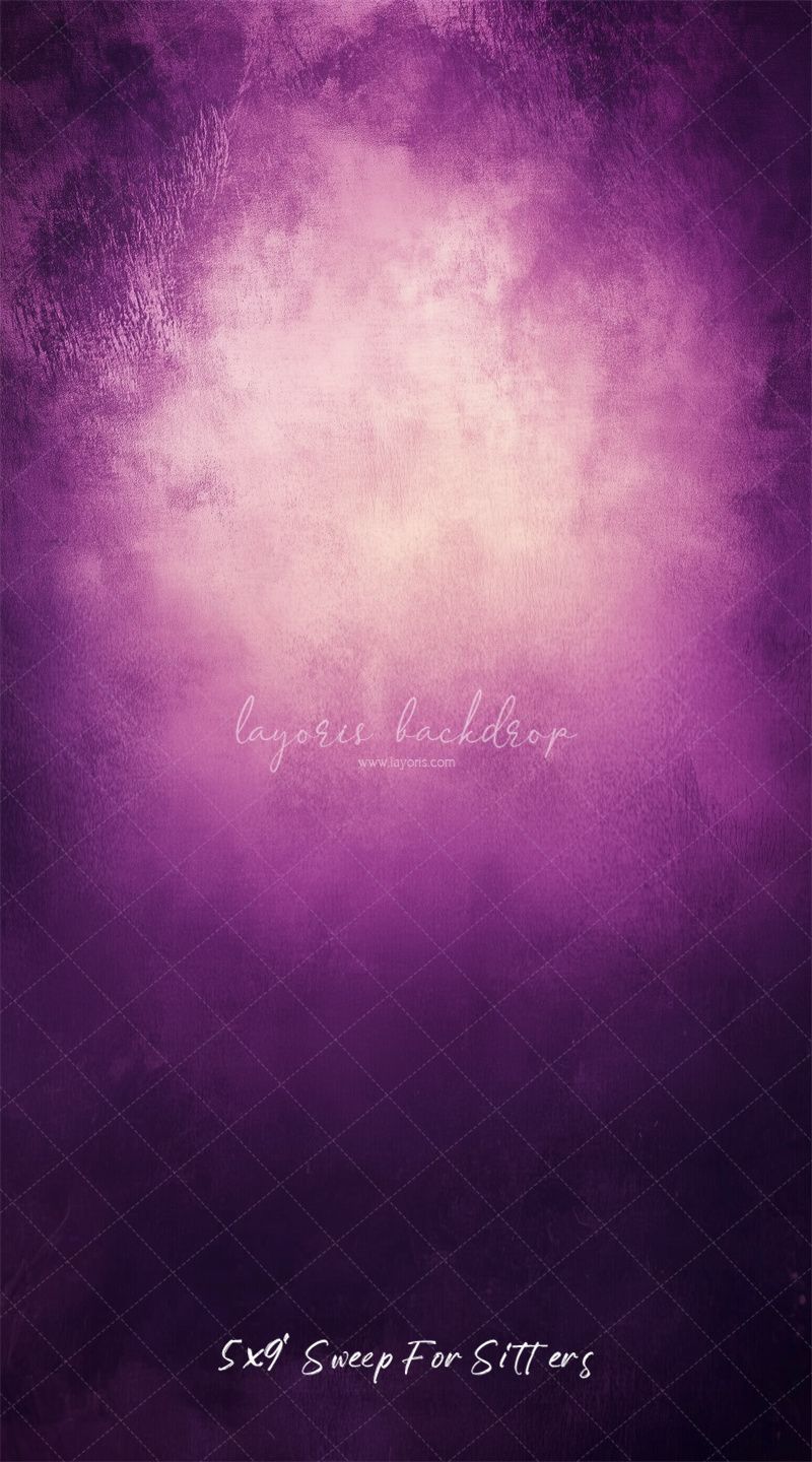 Purple Misty Old Master Photography Backdrop - Layoris