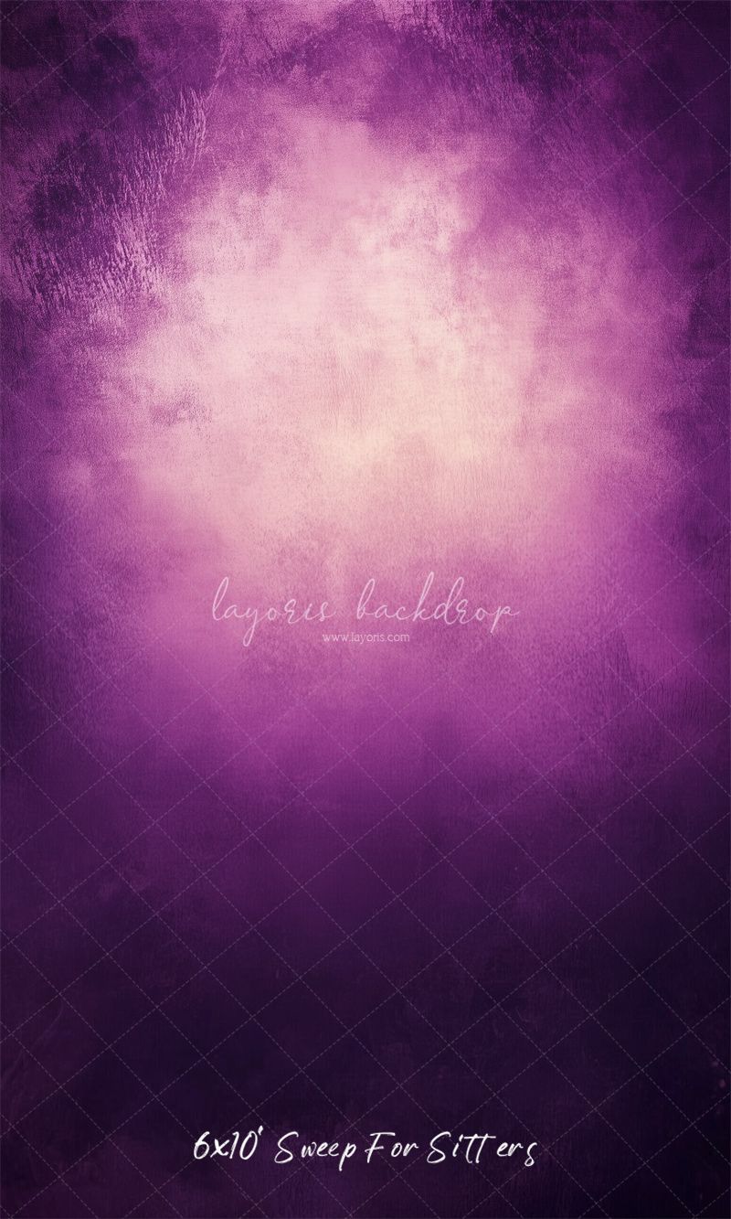 Purple Misty Old Master Photography Backdrop - Layoris