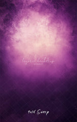 Purple Misty Old Master Photography Backdrop - Layoris